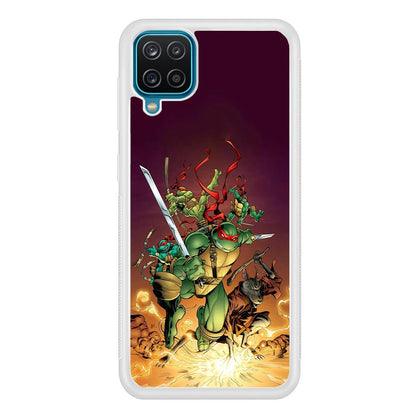 TMNT Busy Turtle Samsung Galaxy A12 Case-Oxvistore