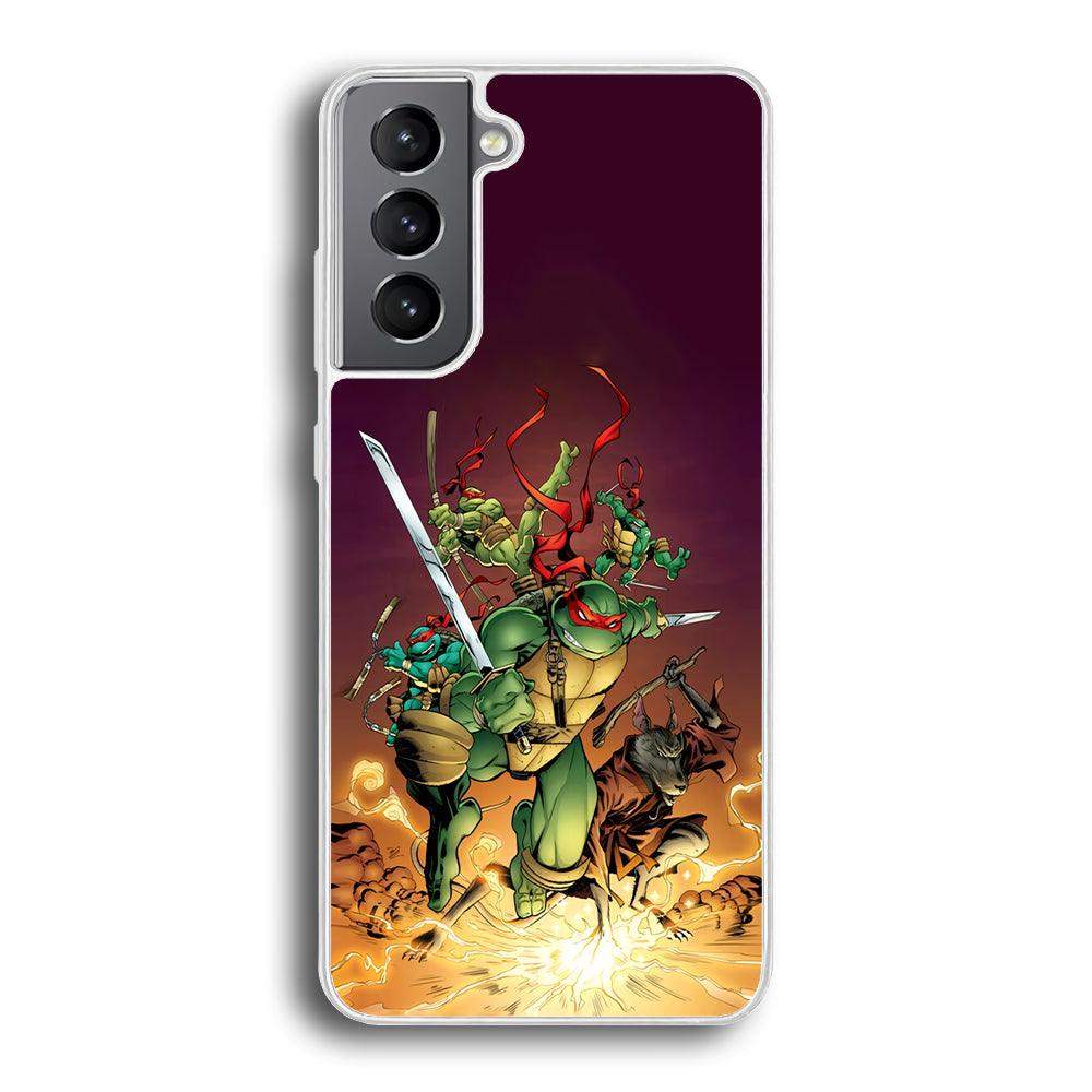 TMNT Busy Turtle Samsung Galaxy S21 Plus Case-Oxvistore