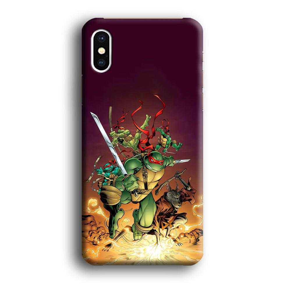 TMNT Busy Turtle iPhone Xs Max Case-Oxvistore