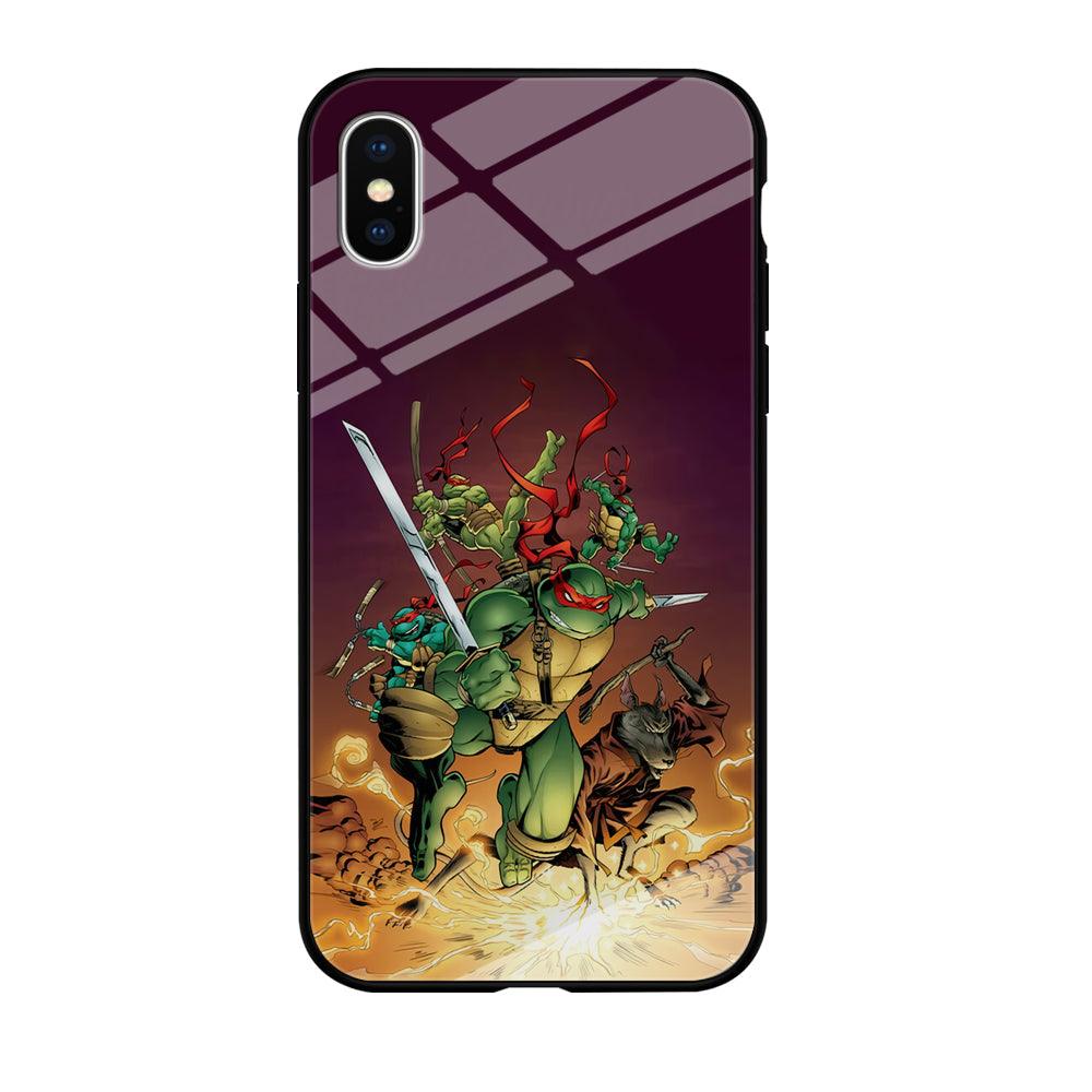 TMNT Busy Turtle iPhone X Case-Oxvistore