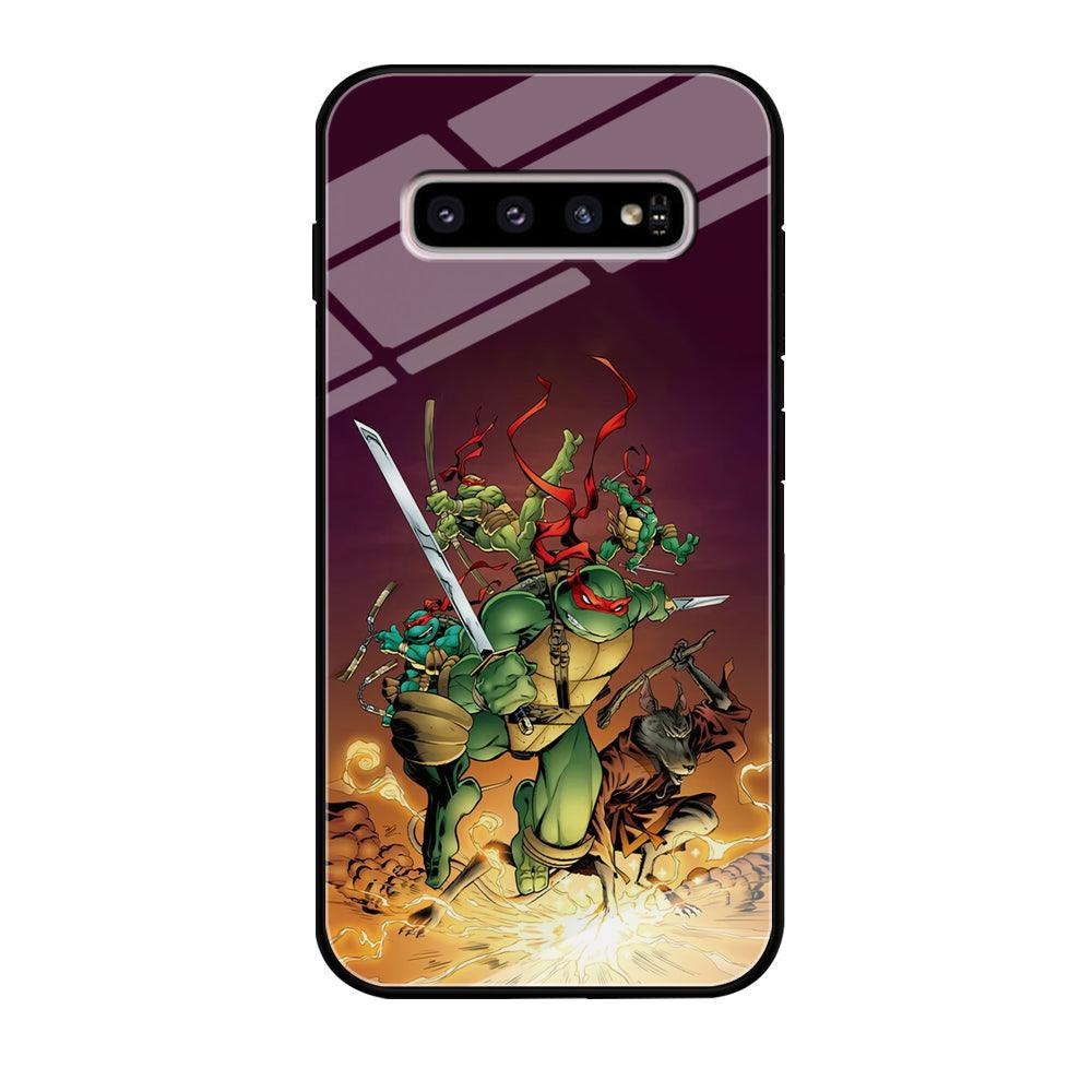 TMNT Busy Turtle Samsung Galaxy S10 Plus Case-Oxvistore