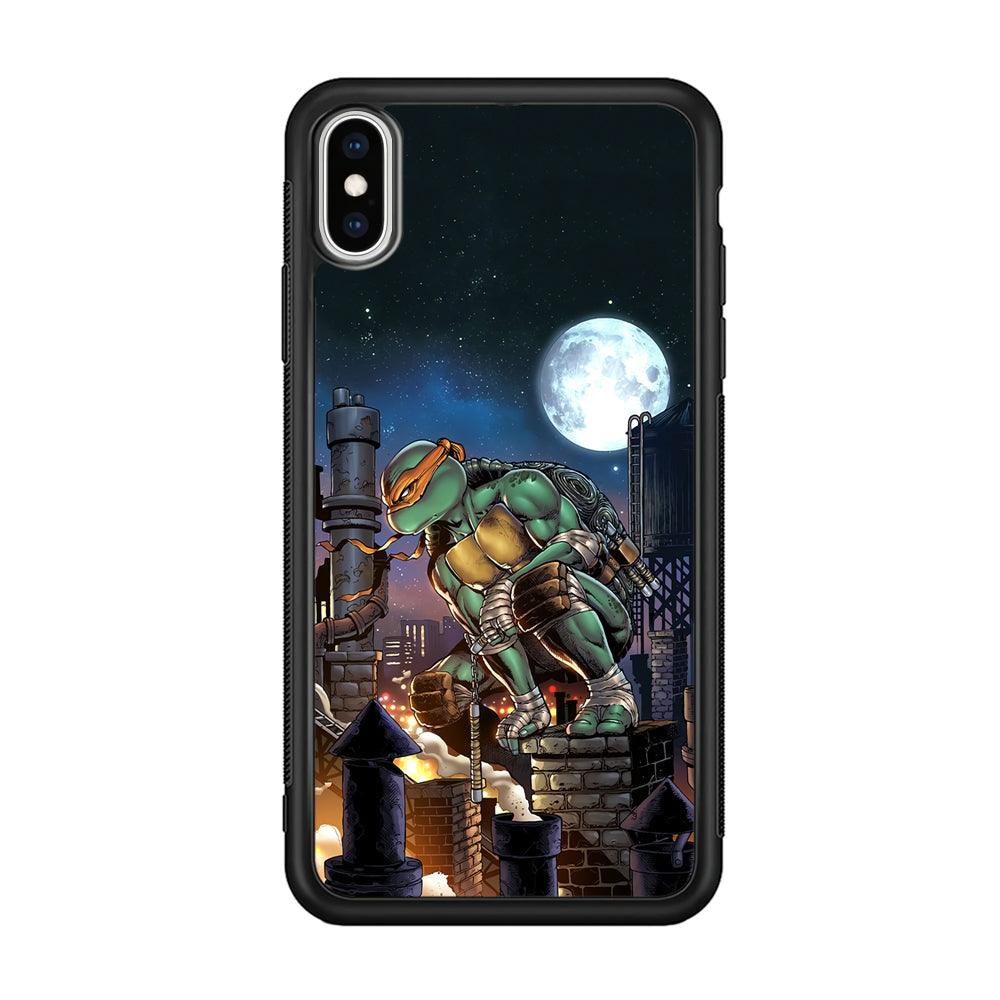 TMNT Michelangelo City Tour iPhone XS Case-Oxvistore