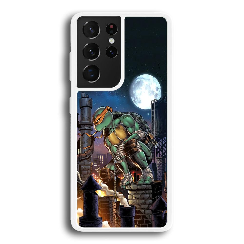 TMNT Michelangelo City Tour Samsung Galaxy S21 Ultra Case-Oxvistore