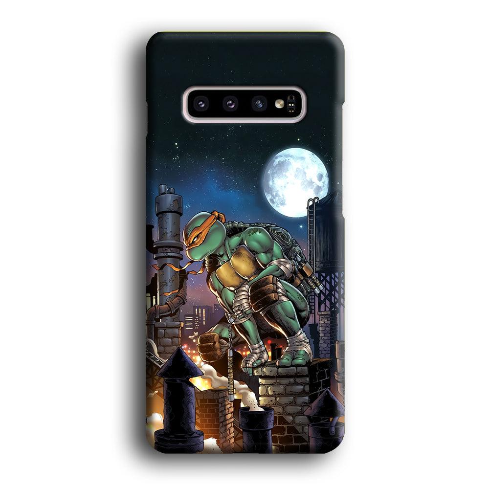 TMNT Michelangelo City Tour Samsung Galaxy S10 Plus Case-Oxvistore