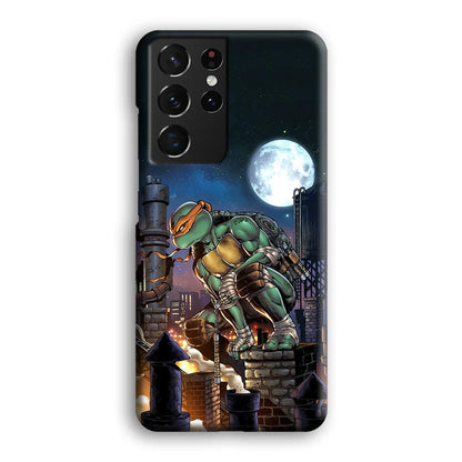 TMNT Michelangelo City Tour Samsung Galaxy S21 Ultra Case-Oxvistore