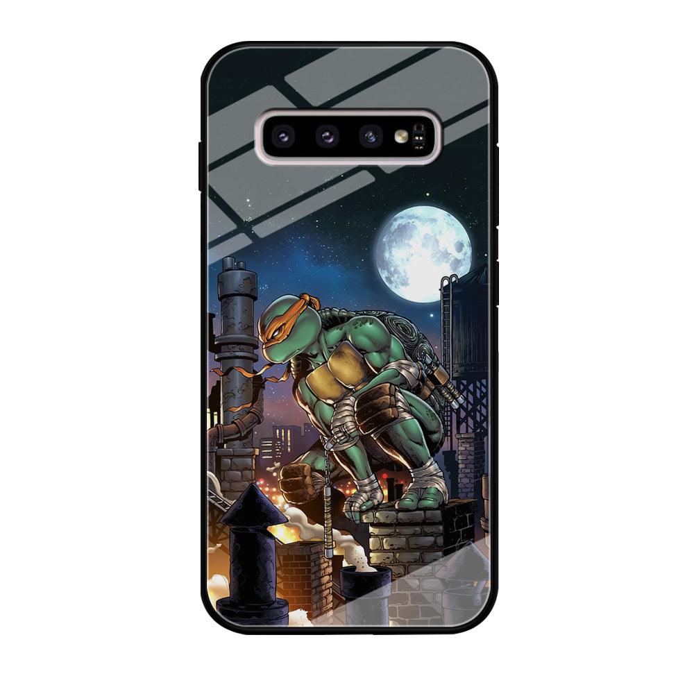 TMNT Michelangelo City Tour Samsung Galaxy S10 Plus Case-Oxvistore