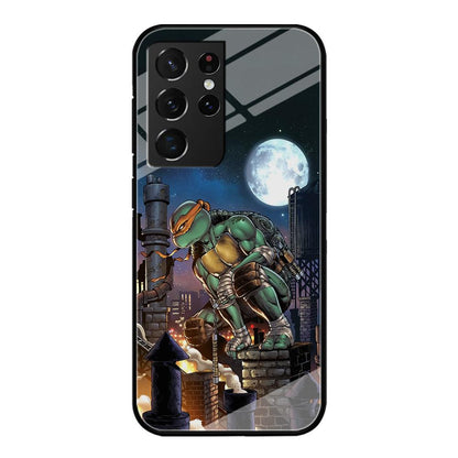 TMNT Michelangelo City Tour Samsung Galaxy S21 Ultra Case-Oxvistore