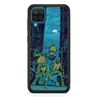 TMNT Squad Under The Moon Samsung Galaxy A12 Case-Oxvistore