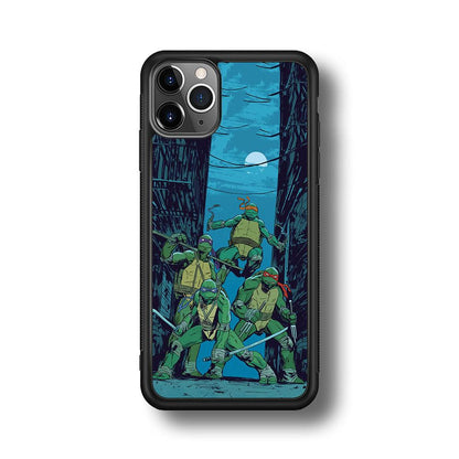 TMNT Squad Under The Moon iPhone 11 Pro Case-Oxvistore