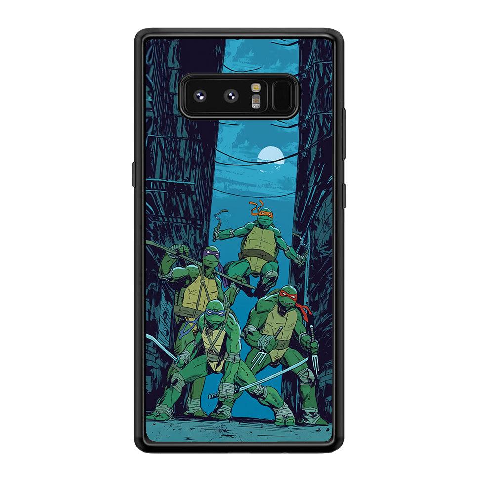 TMNT Squad Under The Moon Samsung Galaxy Note 8 Case-Oxvistore