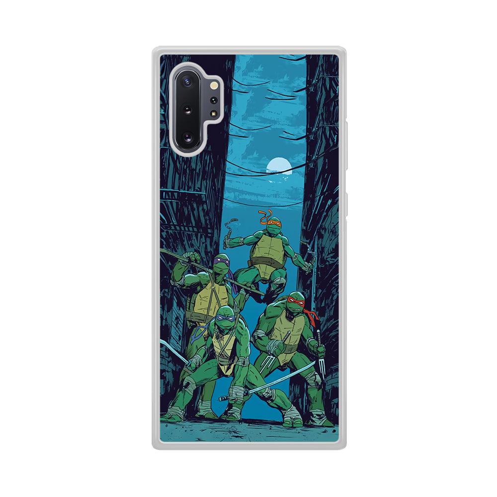 TMNT Squad Under The Moon Samsung Galaxy Note 10 Plus Case-Oxvistore