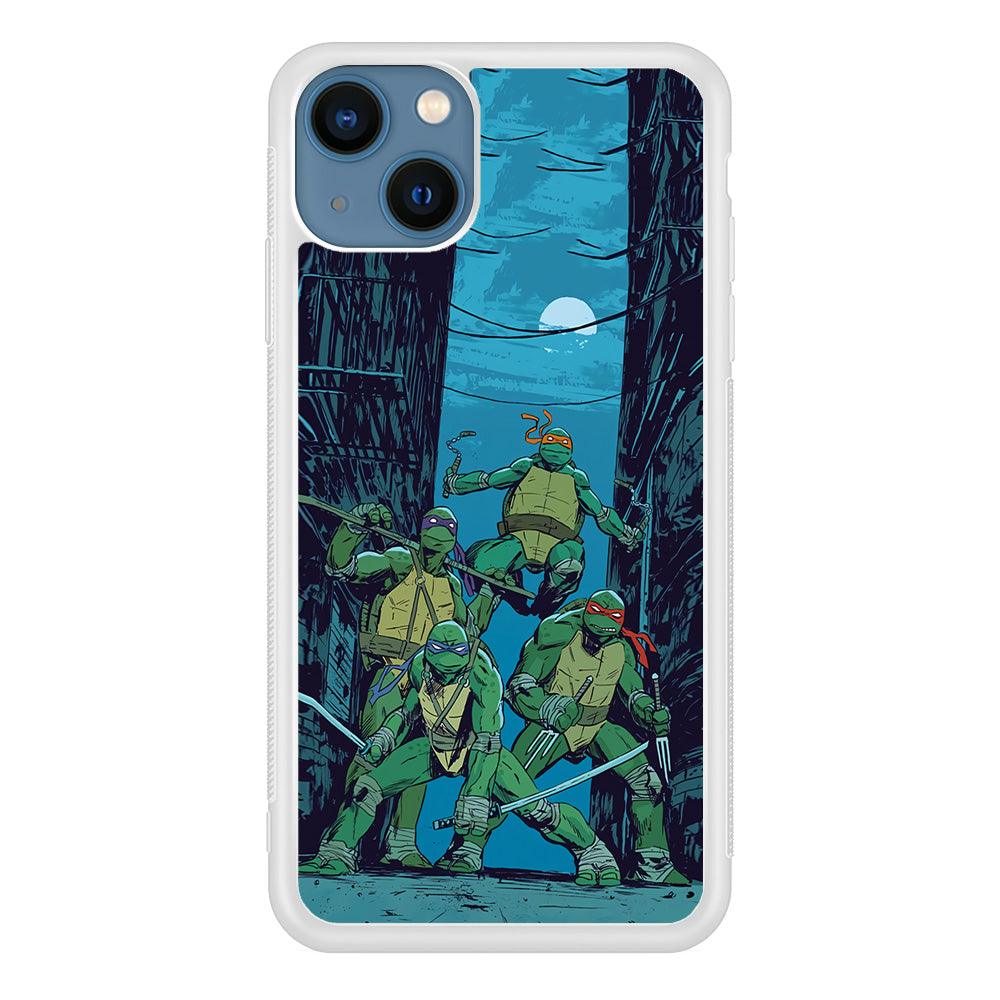 TMNT Squad Under The Moon iPhone 14 Case-Oxvistore