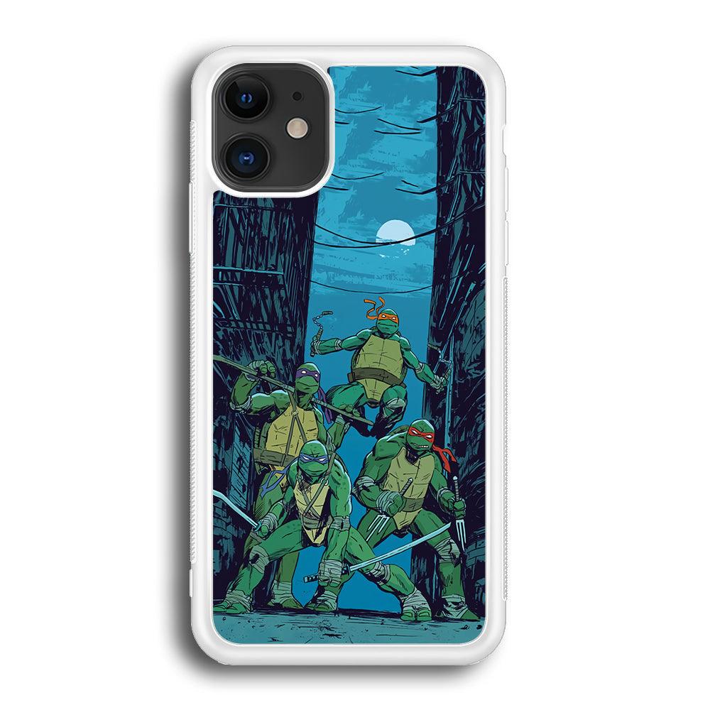 TMNT Squad Under The Moon iPhone 12 Case-Oxvistore