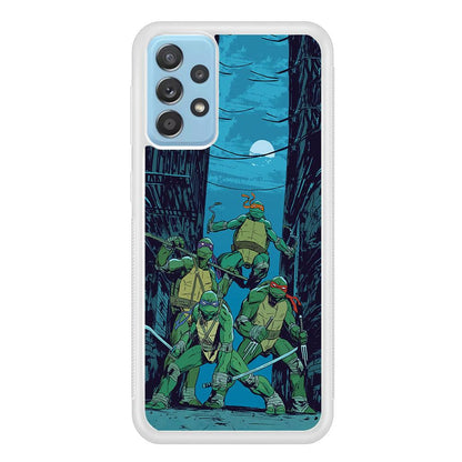 TMNT Squad Under The Moon Samsung Galaxy A72 Case-Oxvistore