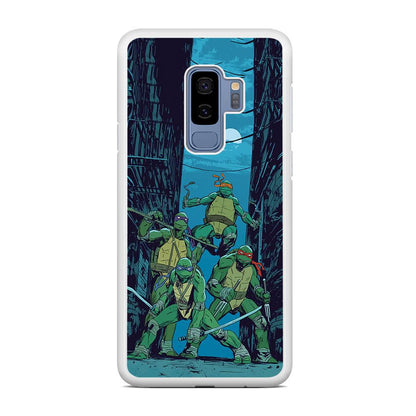 TMNT Squad Under The Moon Samsung Galaxy S9 Plus Case-Oxvistore