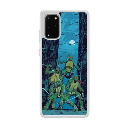 TMNT Squad Under The Moon Samsung Galaxy S20 Plus Case-Oxvistore