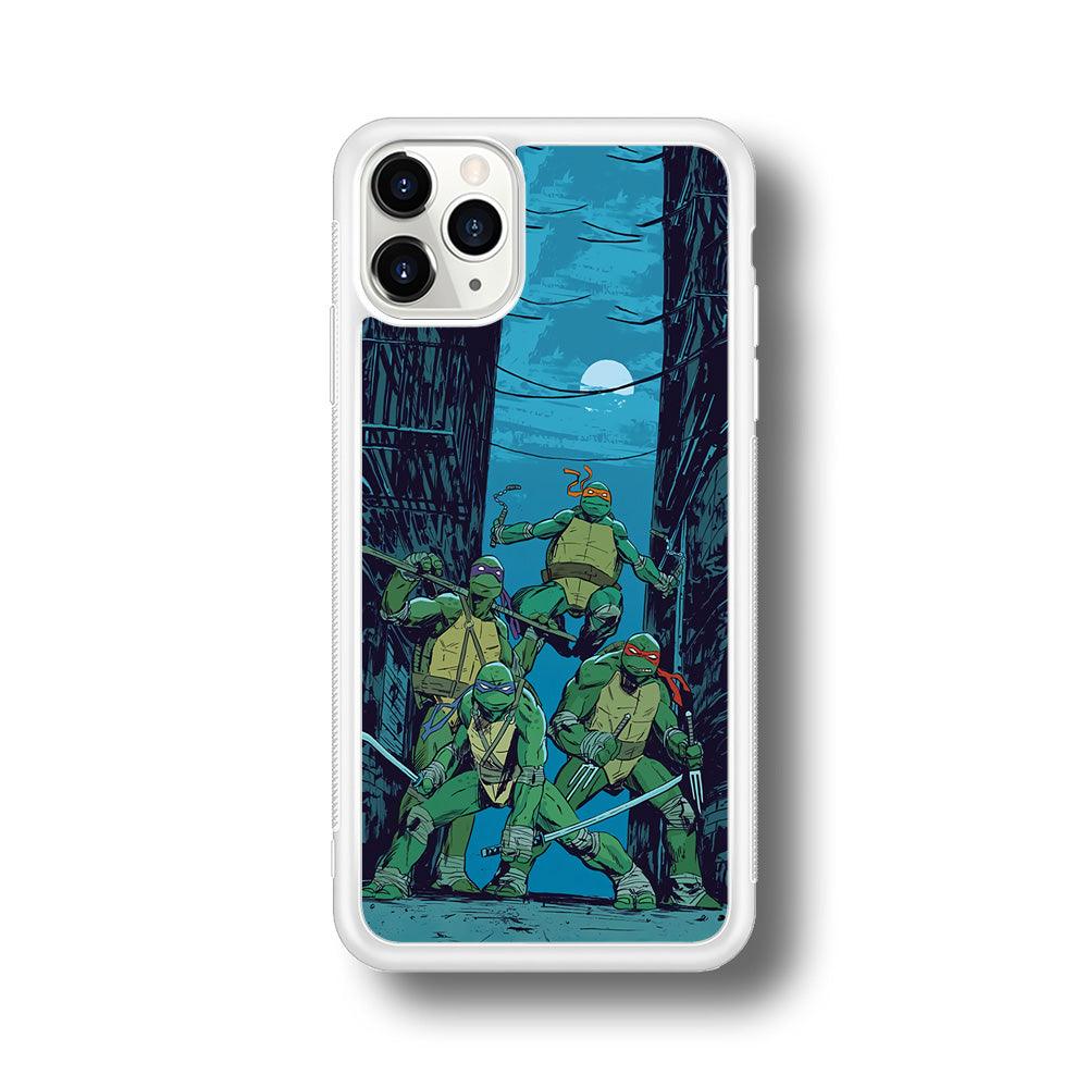 TMNT Squad Under The Moon iPhone 11 Pro Max Case-Oxvistore