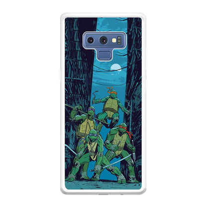 TMNT Squad Under The Moon Samsung Galaxy Note 9 Case-Oxvistore