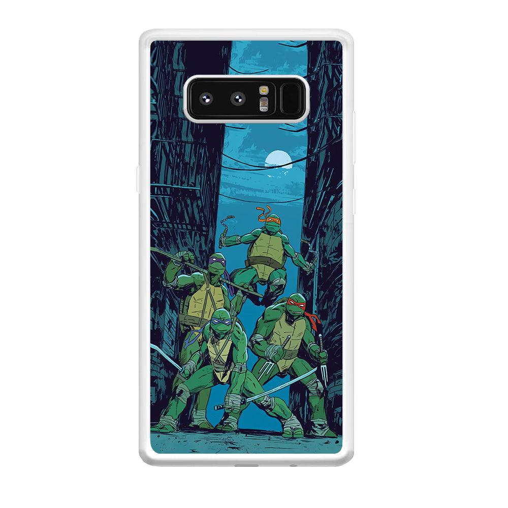 TMNT Squad Under The Moon Samsung Galaxy Note 8 Case-Oxvistore