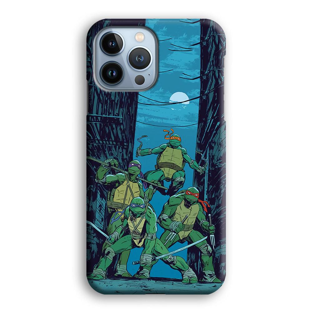 TMNT Squad Under The Moon iPhone 13 Pro Case-Oxvistore