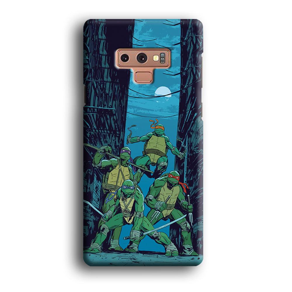 TMNT Squad Under The Moon Samsung Galaxy Note 9 Case-Oxvistore