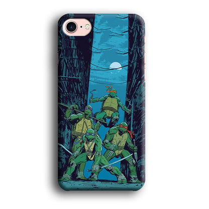 TMNT Squad Under The Moon iPhone 7 Case-Oxvistore