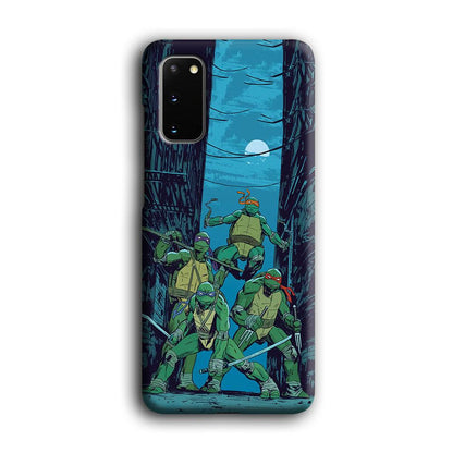 TMNT Squad Under The Moon Samsung Galaxy S20 Case-Oxvistore