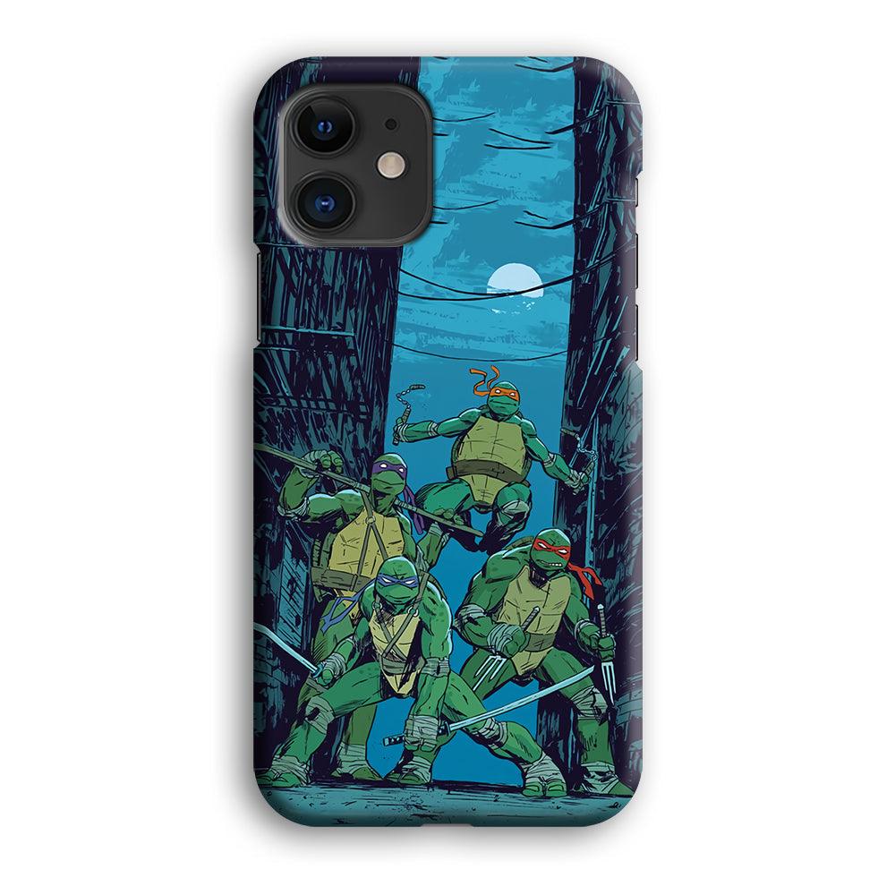 TMNT Squad Under The Moon iPhone 12 Case-Oxvistore