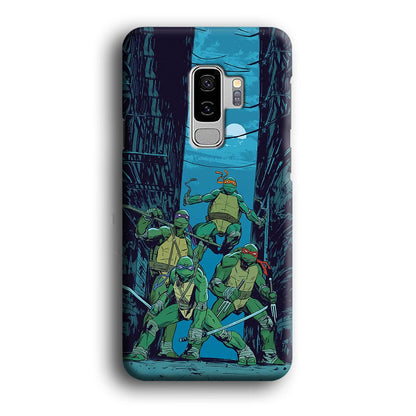 TMNT Squad Under The Moon Samsung Galaxy S9 Plus Case-Oxvistore