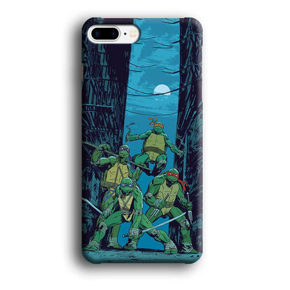 TMNT Squad Under The Moon iPhone 8 Plus Case-Oxvistore