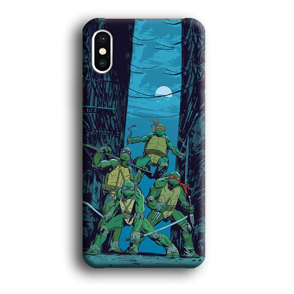 TMNT Squad Under The Moon iPhone Xs Max Case-Oxvistore