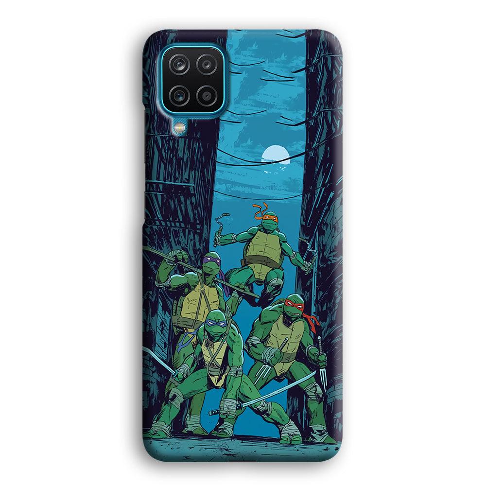 TMNT Squad Under The Moon Samsung Galaxy A12 Case-Oxvistore