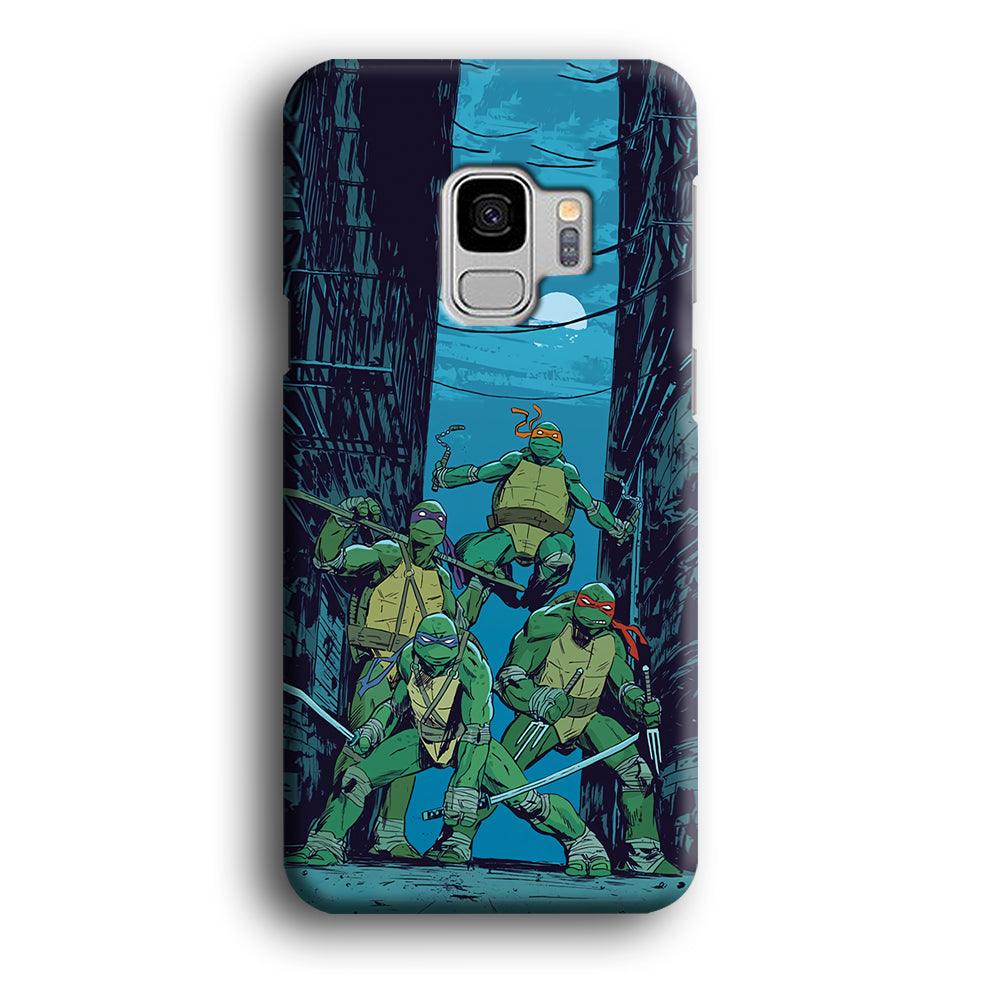 TMNT Squad Under The Moon Samsung Galaxy S9 Case-Oxvistore