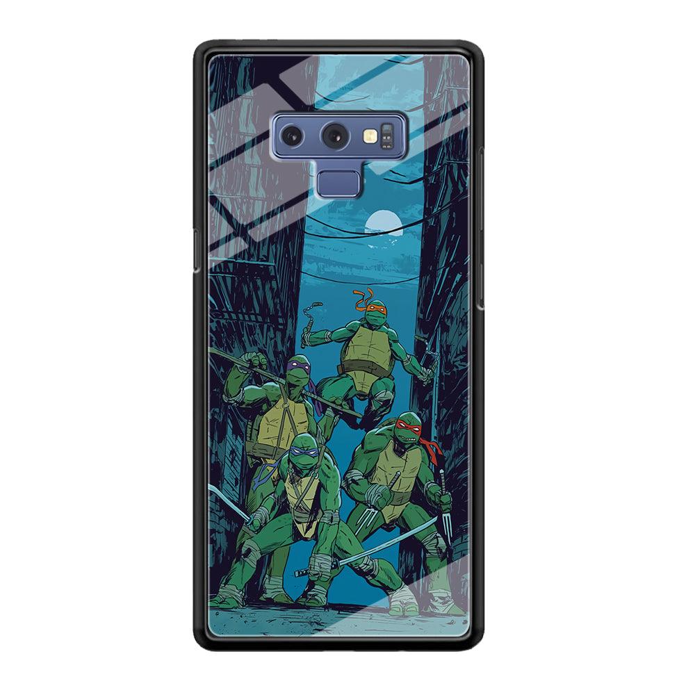 TMNT Squad Under The Moon Samsung Galaxy Note 9 Case-Oxvistore