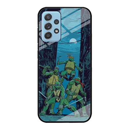 TMNT Squad Under The Moon Samsung Galaxy A72 Case-Oxvistore