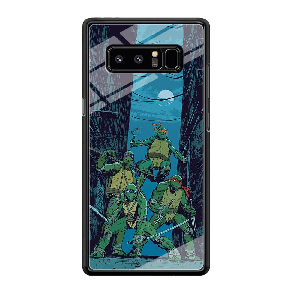 TMNT Squad Under The Moon Samsung Galaxy Note 8 Case-Oxvistore