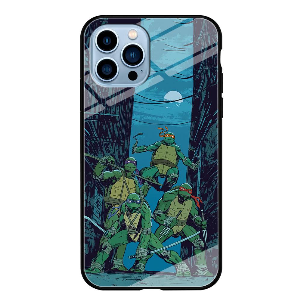 TMNT Squad Under The Moon iPhone 14 Pro Max Case-Oxvistore