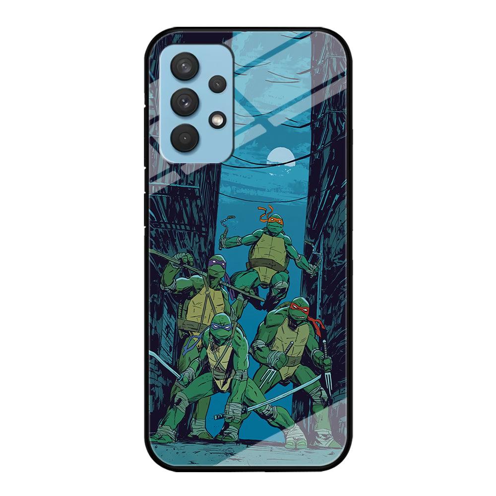 TMNT Squad Under The Moon Samsung Galaxy A32 Case-Oxvistore