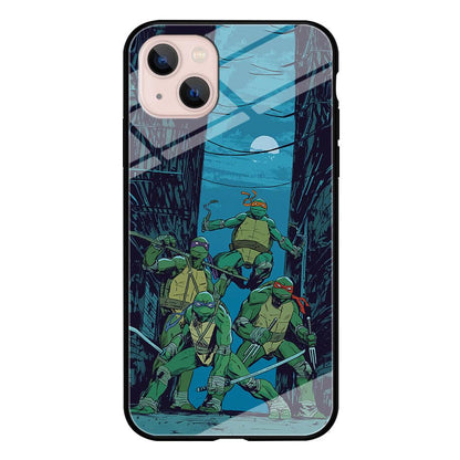 TMNT Squad Under The Moon iPhone 15 Case-Oxvistore