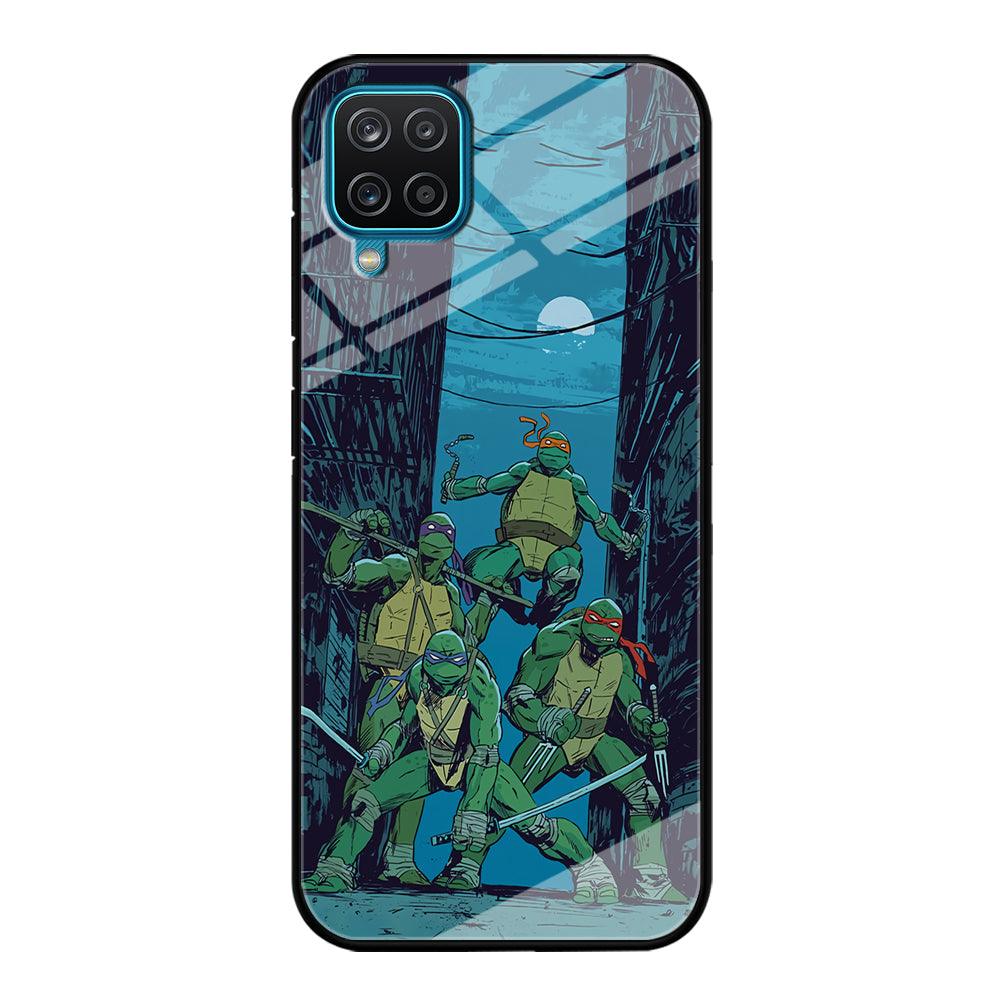 TMNT Squad Under The Moon Samsung Galaxy A12 Case-Oxvistore