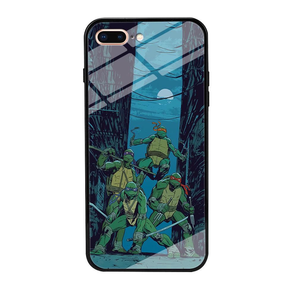 TMNT Squad Under The Moon iPhone 7 Plus Case-Oxvistore