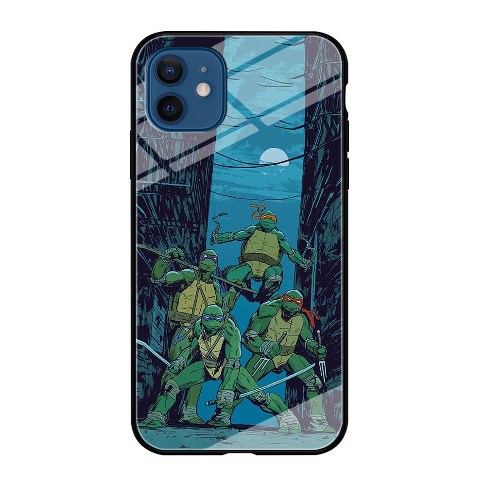 TMNT Squad Under The Moon iPhone 12 Case-Oxvistore