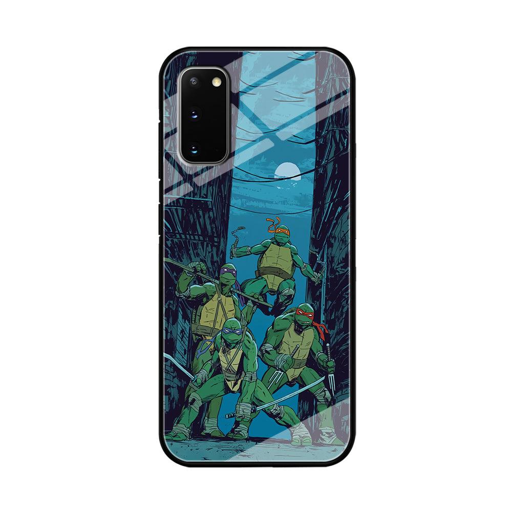 TMNT Squad Under The Moon Samsung Galaxy S20 Case-Oxvistore