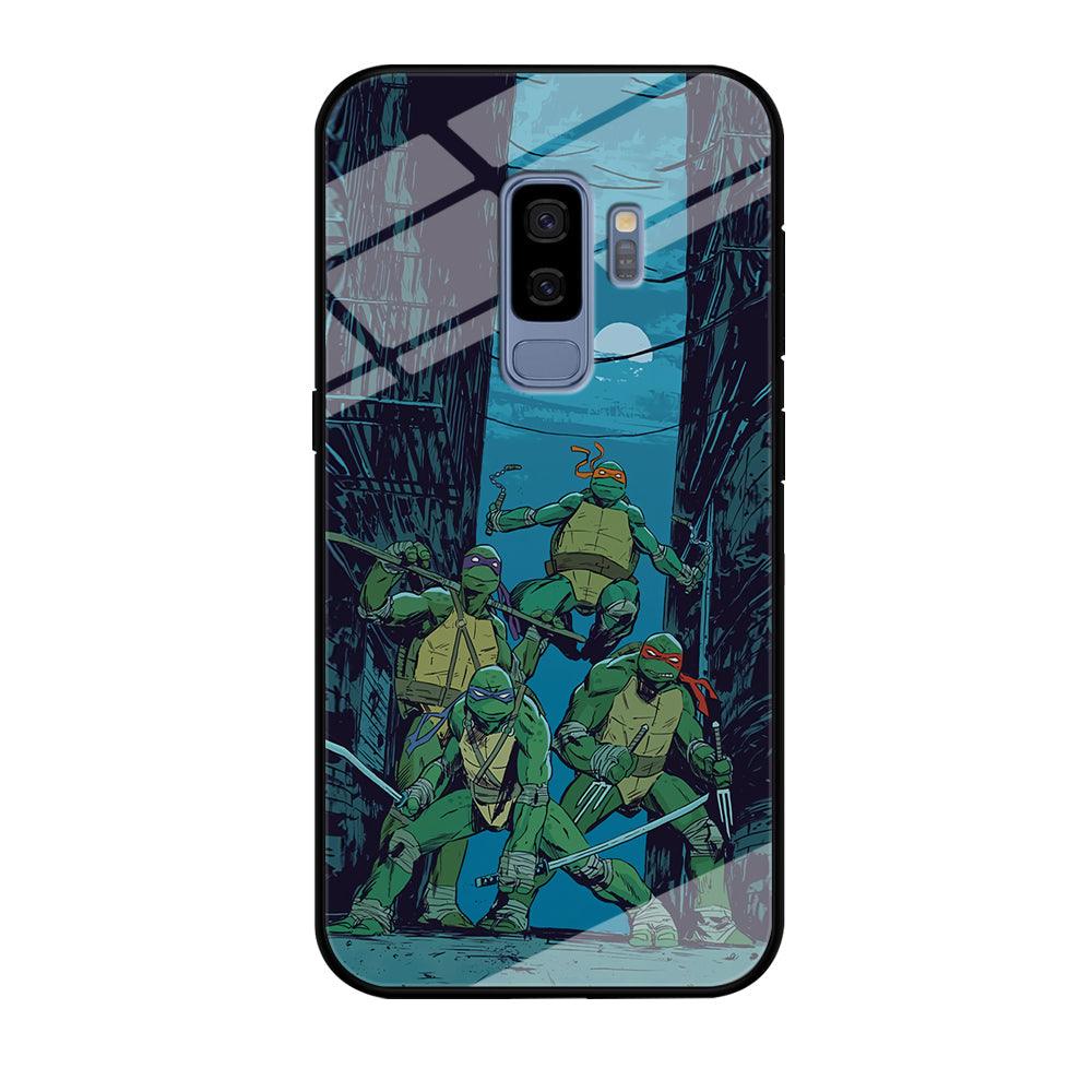 TMNT Squad Under The Moon Samsung Galaxy S9 Plus Case-Oxvistore