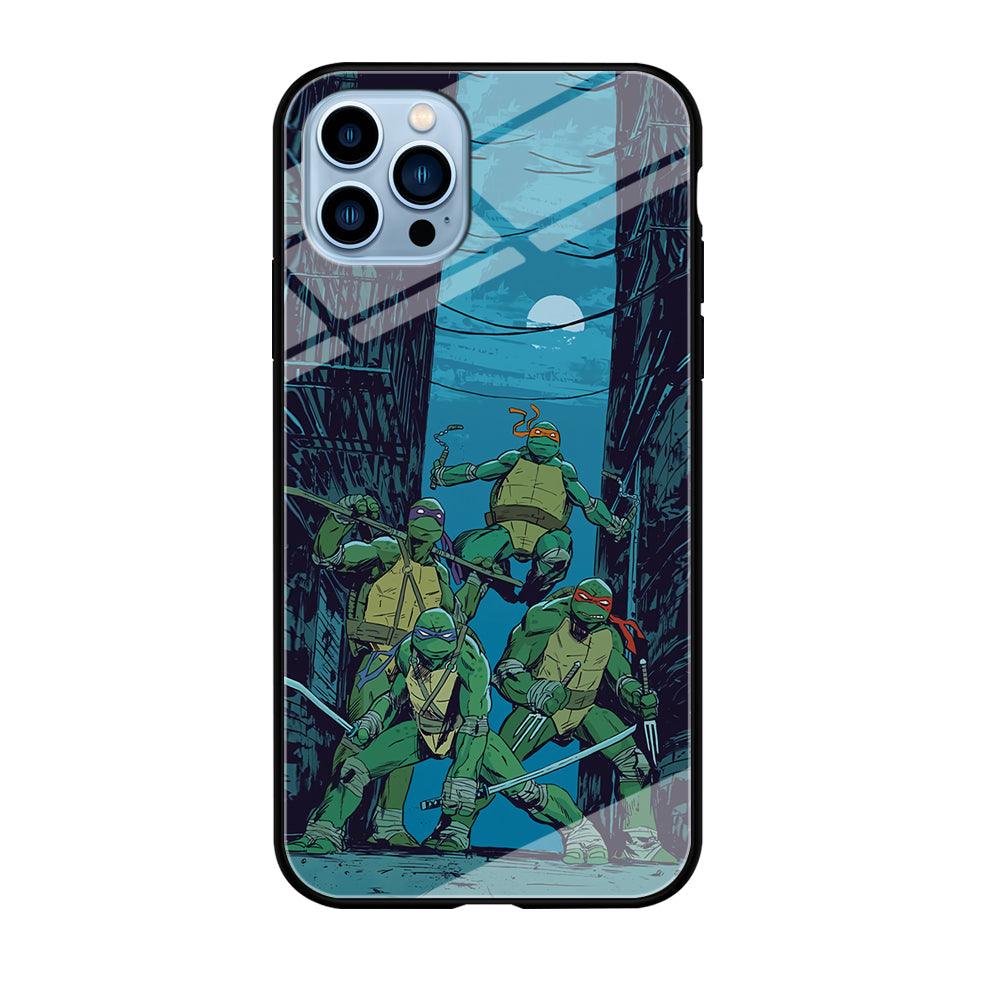 TMNT Squad Under The Moon iPhone 12 Pro Max Case-Oxvistore