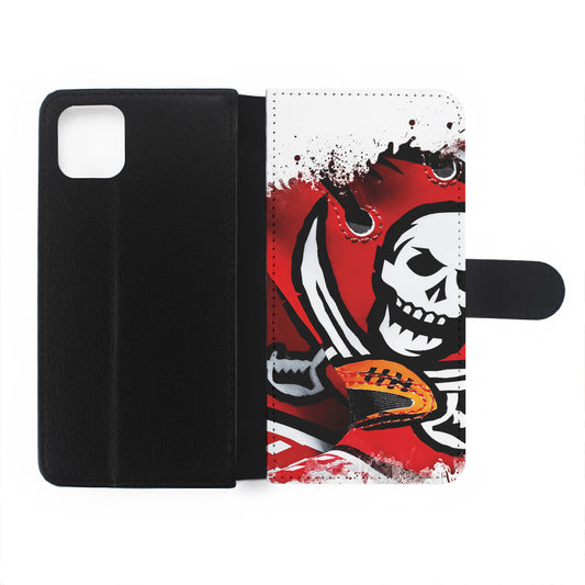 Tampa Bay Buccaneers Gloves Flip Wallet Phone Case