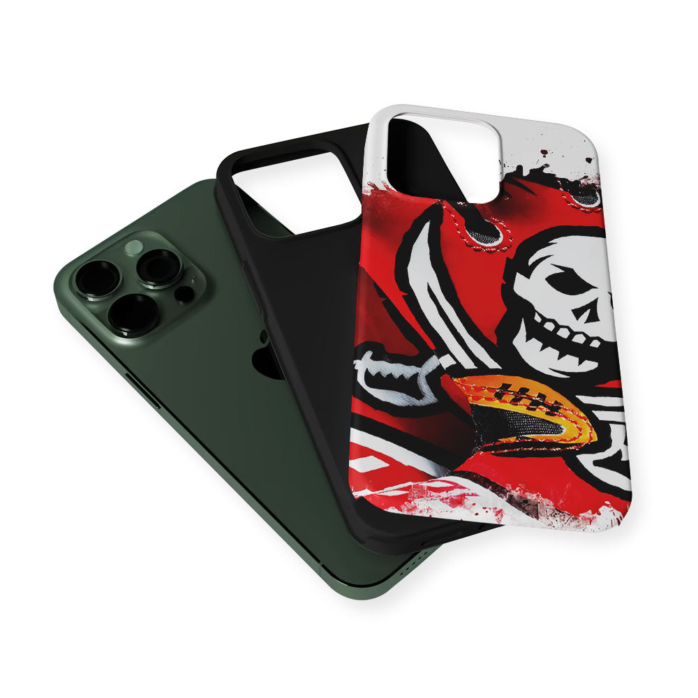 Tampa Bay Buccaneers Gloves 2 in 1 Tough Phone Case