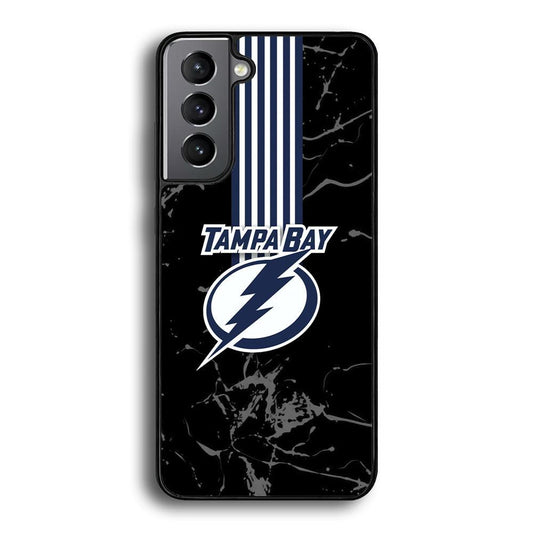 Tampa Bay Lightning Grey Light Samsung Galaxy S23 Plus Case-Rubber Black (2D Case)-Oxvistore