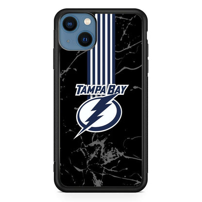 Tampa Bay Lightning Grey Light iPhone 14 Plus Case-Oxvistore