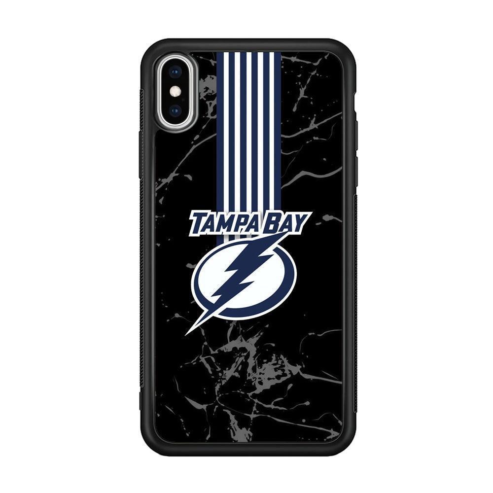 Tampa Bay Lightning Grey Light iPhone Xs Max Case-Oxvistore